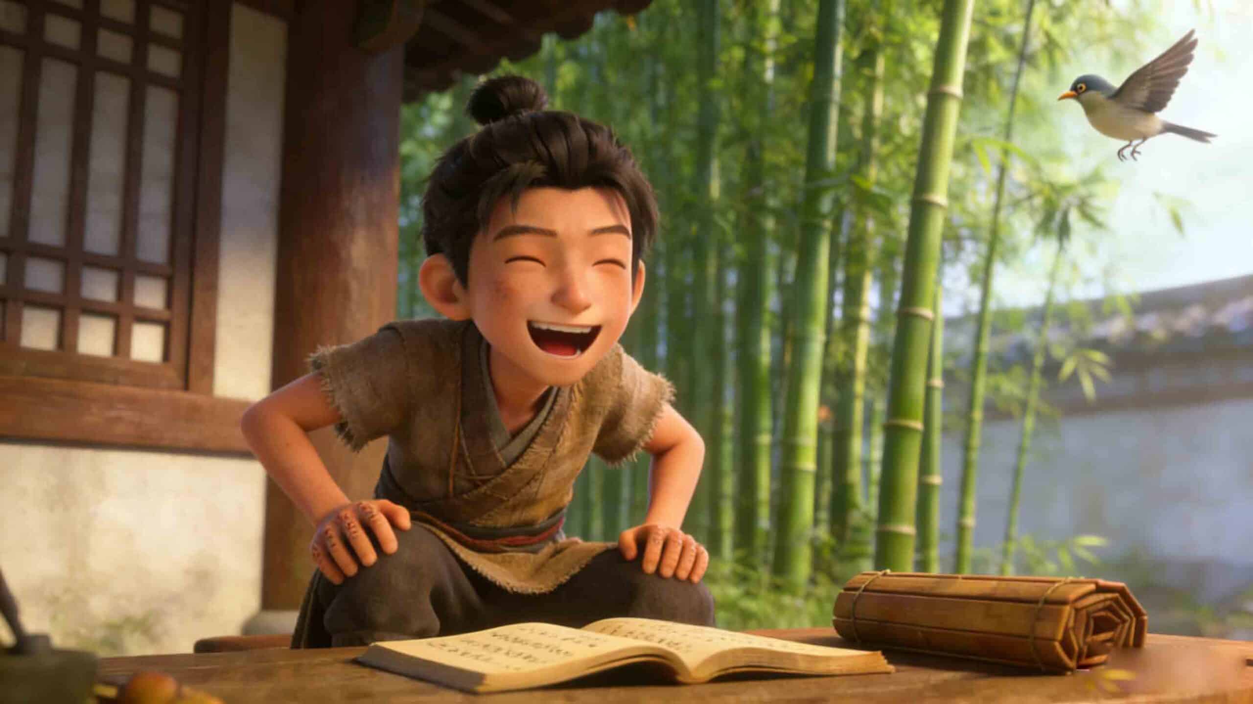 Qiao Zhou’s Lone Smile - Chinese Mengxue Idiom Story Illustration