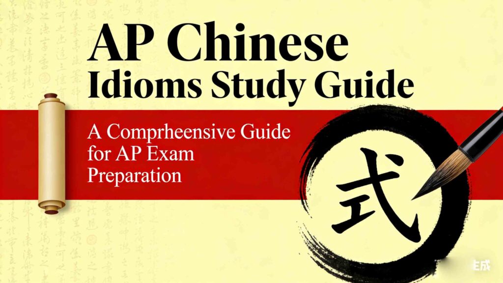 AP Chinese Idioms: Essential Phrases for Exam Success & Daily Use 1 AP Chinese idioms essential guide