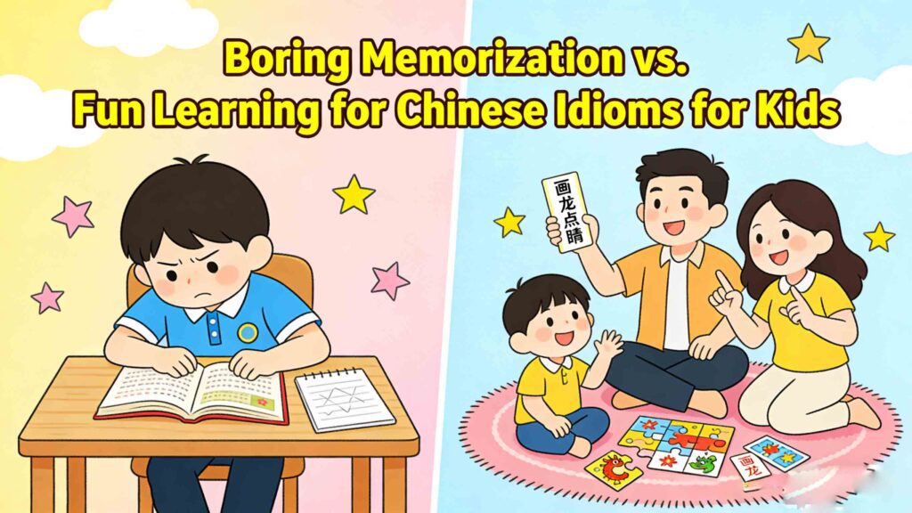 Chinese Idiom Games for Kids: 3 Parent-Child Activities 2 chinese idiom games for kids fun learning vs boring memorization