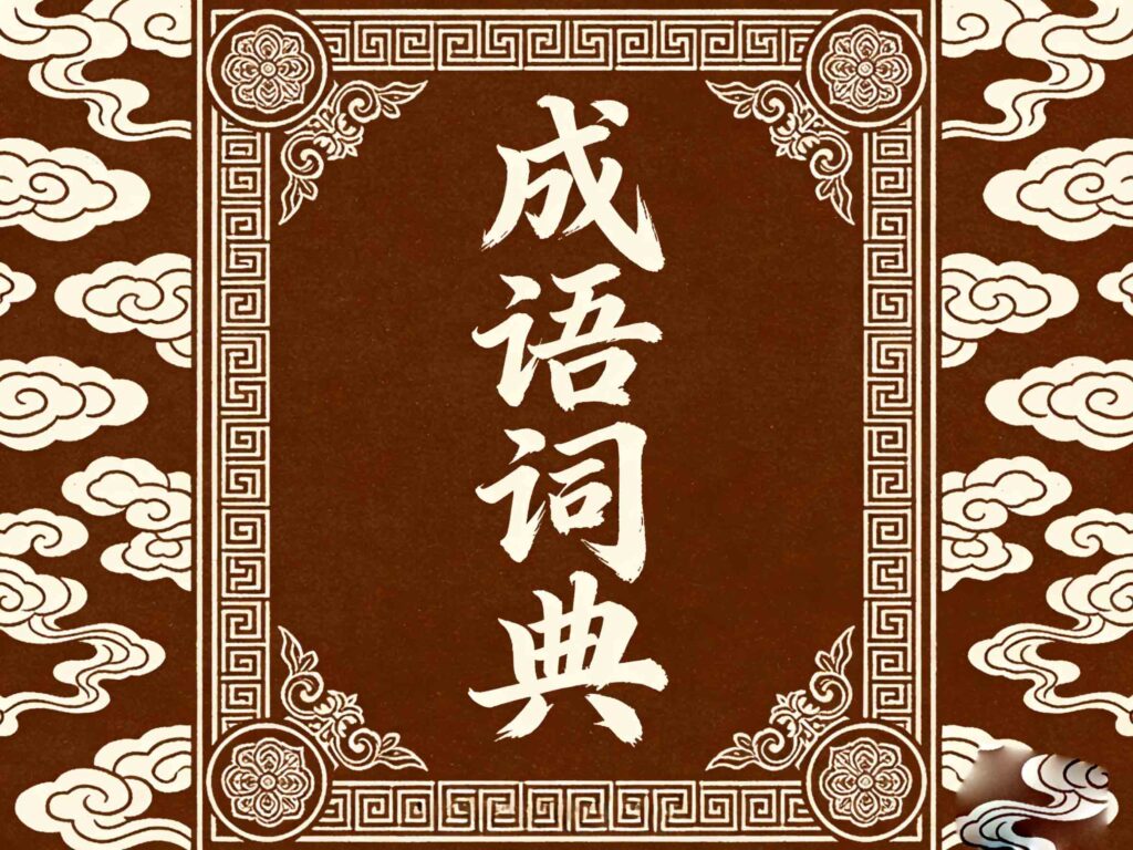 Chinese Idioms Dictionary: Your Essential Guide to Chengyu 1 Chinese idioms dictionary, chengyu reference book with traditional Chinese design