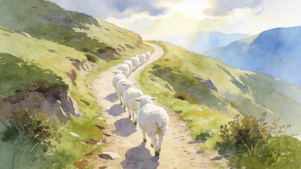 what are some idioms with the character '羊'? 2 Idioms with the character ' 羊 ' – 羊肠小道 scenic path