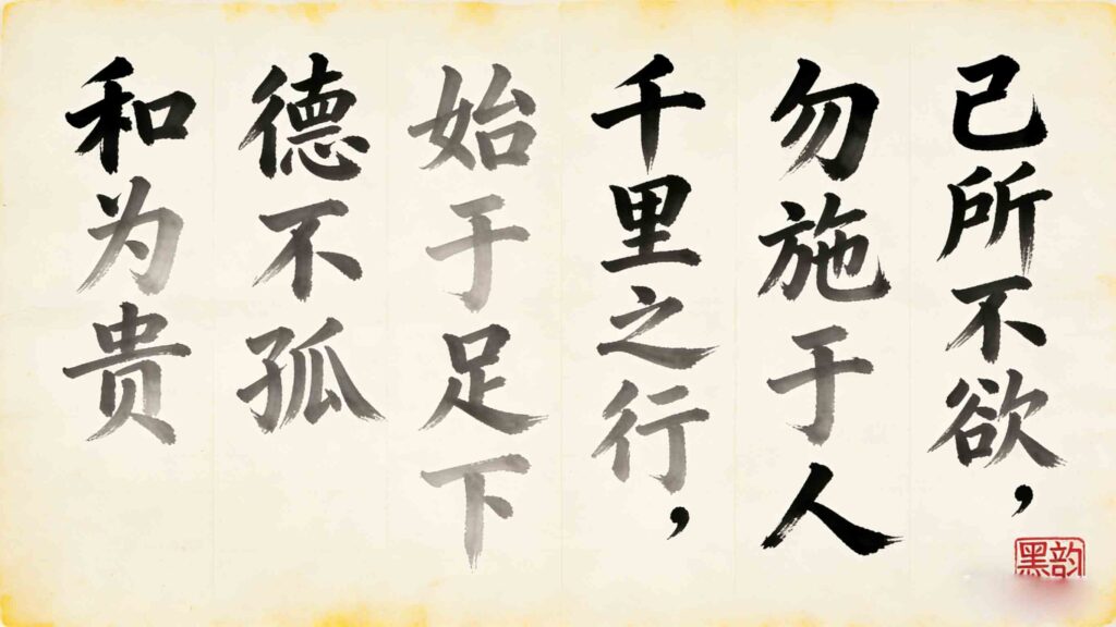 How Many Chinese Idioms Are There? (A Complete Guide) 1 How many Chinese idioms are there - classic chengyu calligraphy with traditional Chinese characters