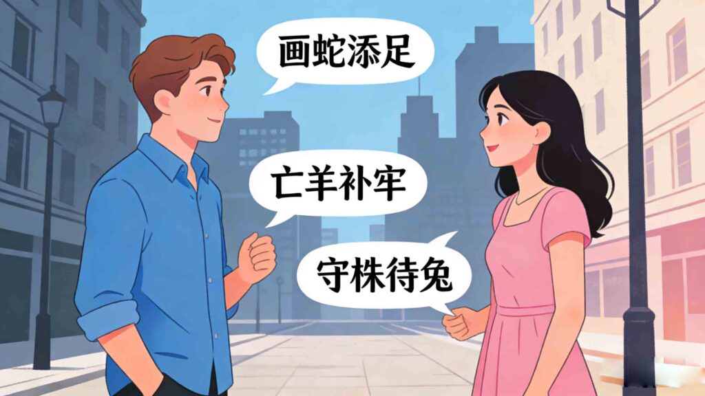 Chinese Idioms with Stories: Learn Chengyu Through Fun Tales 3 Chinese idioms with stories - daily usage in Mandarin conversations and writing