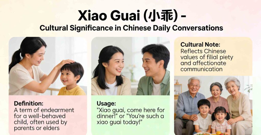 Xiao guai meaning - cultural significance in Chinese daily conversations