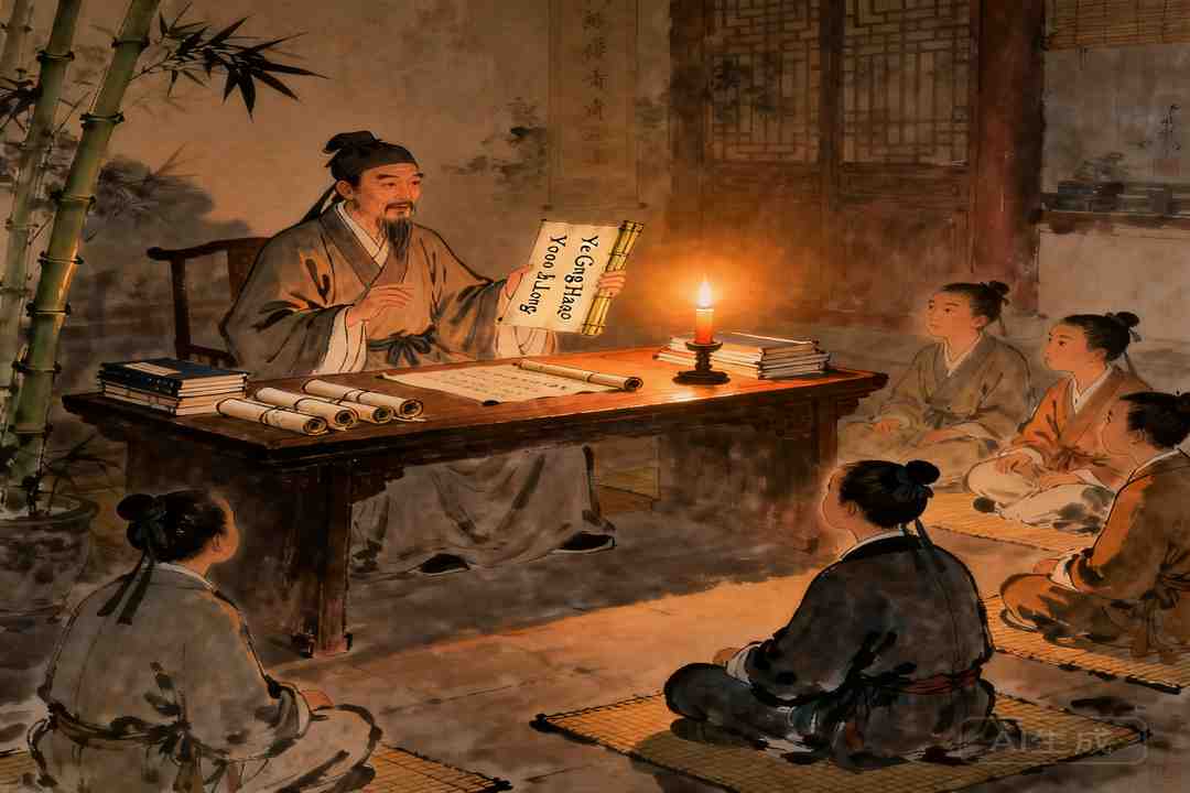 ye gong hao long idiom concepts