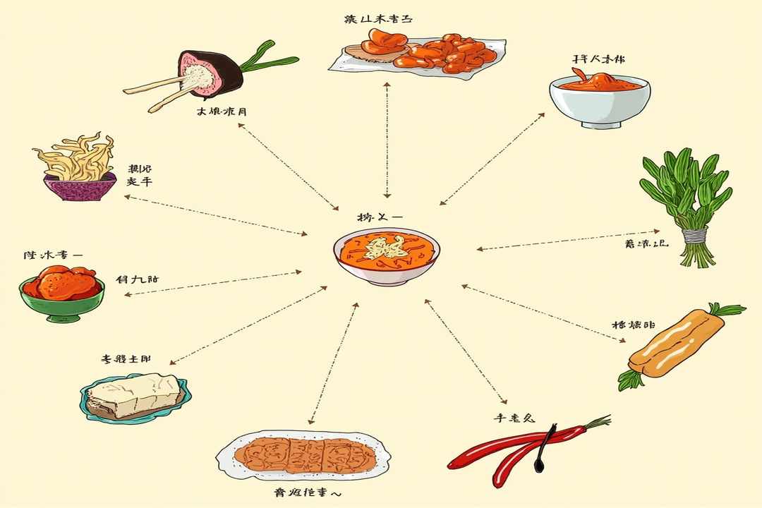 chinese idioms about food printable illustration 1