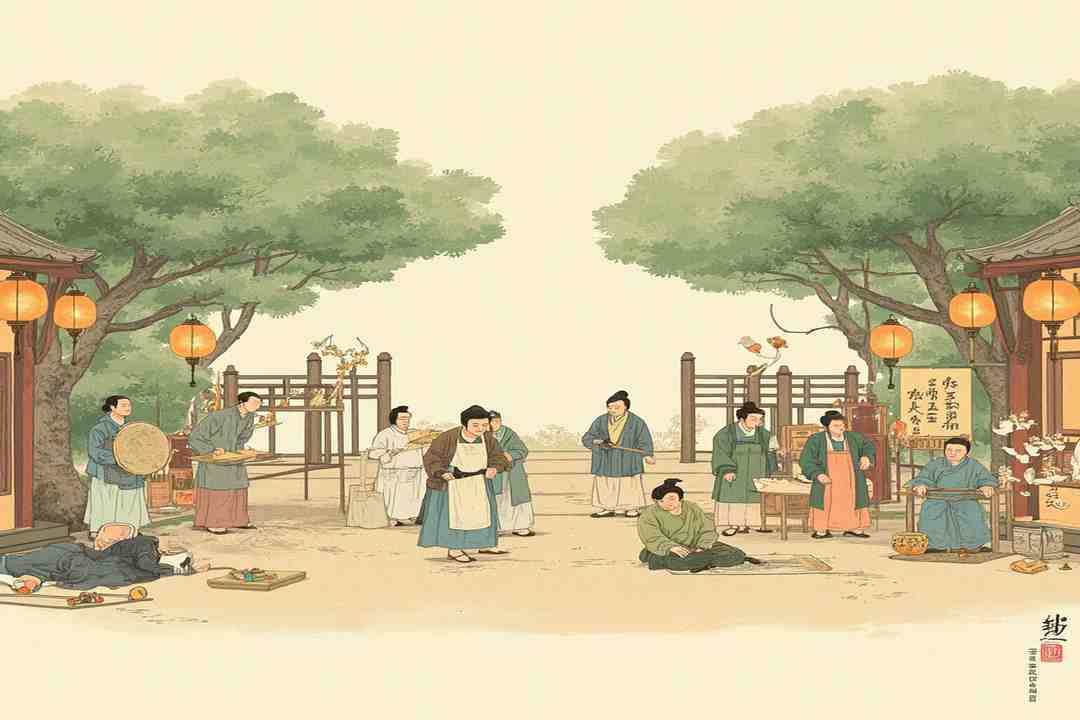 qu chang bu duan idiom origin story scene