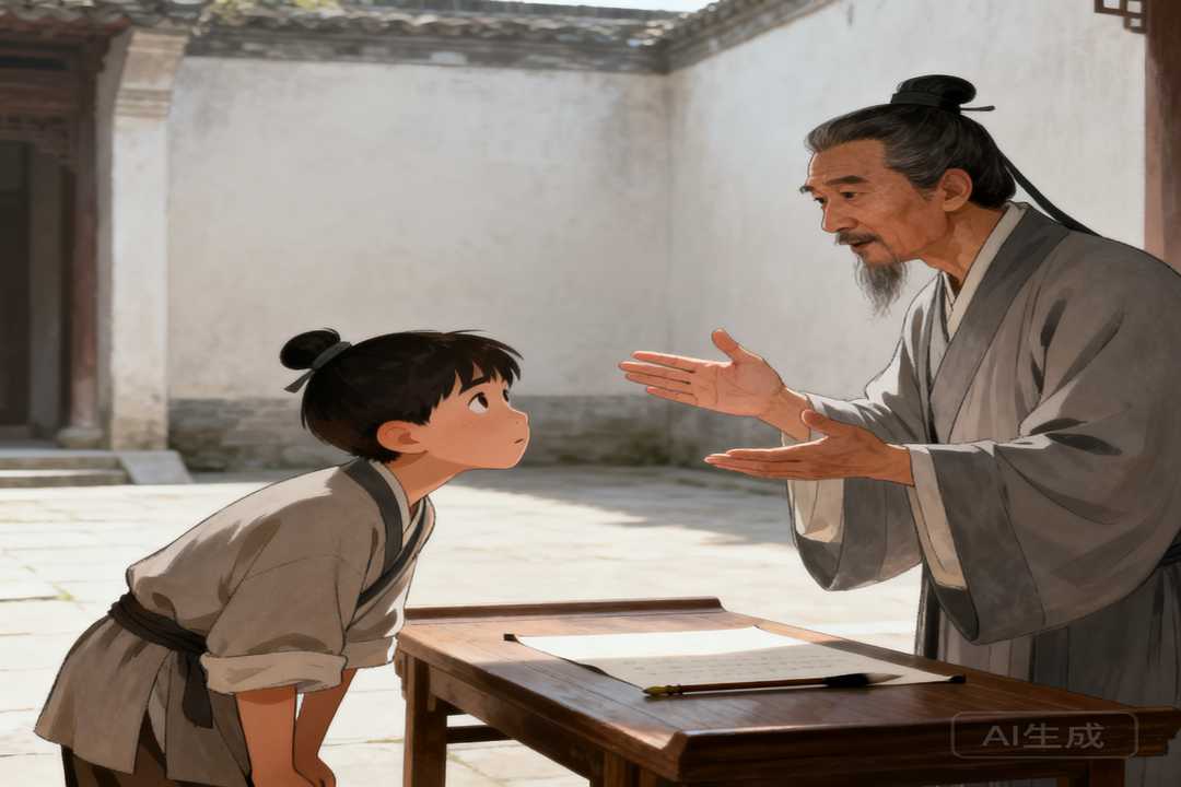 xun xun shan you idiom origin story scene