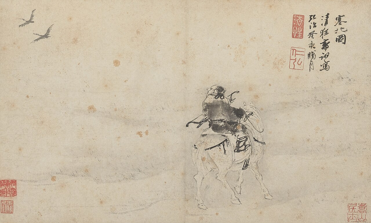Sai Weng Shi Ma Meaning: Common Mistakes and Story Context 2 sai weng shi ma meaning opening image showing Chinese horse in a clear landscape context