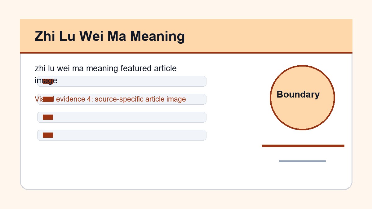 zhi lu wei ma meaning featured article image