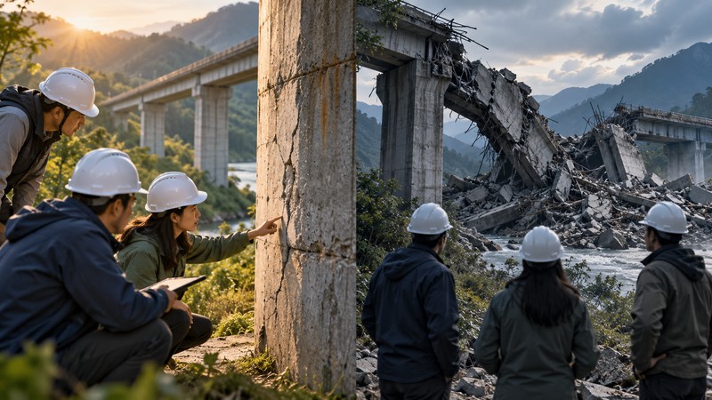Bu Ke Jiu Yao Meaning: Story, Pinyin, and Modern Examples 4 Engineers contrast early warning damage with a collapsed structure