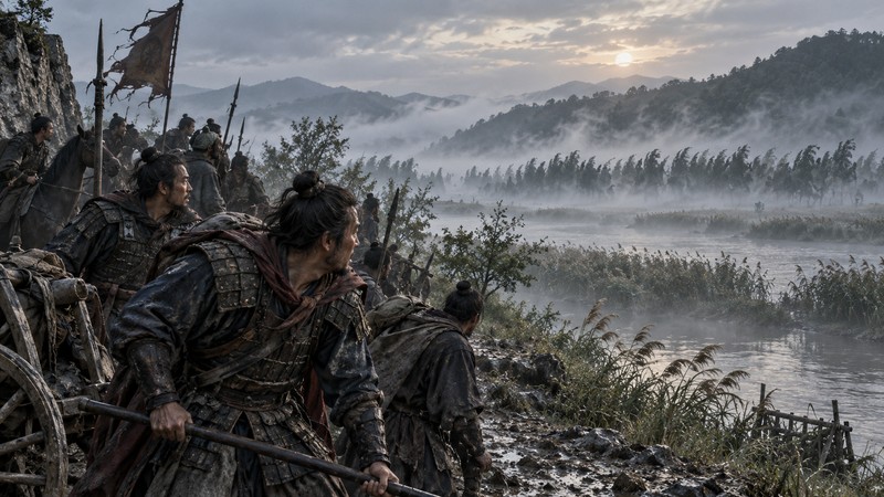 Cao Mu Jie Bing Meaning: Story, Pinyin, and Modern Examples 2 Retreating soldiers mistake distant grass and trees for an opposing army