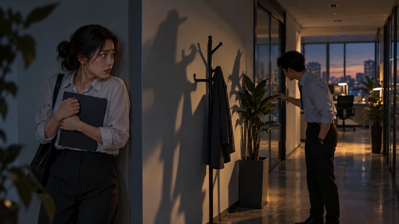 Office workers identify ordinary shadows that anxiety made appear threatening