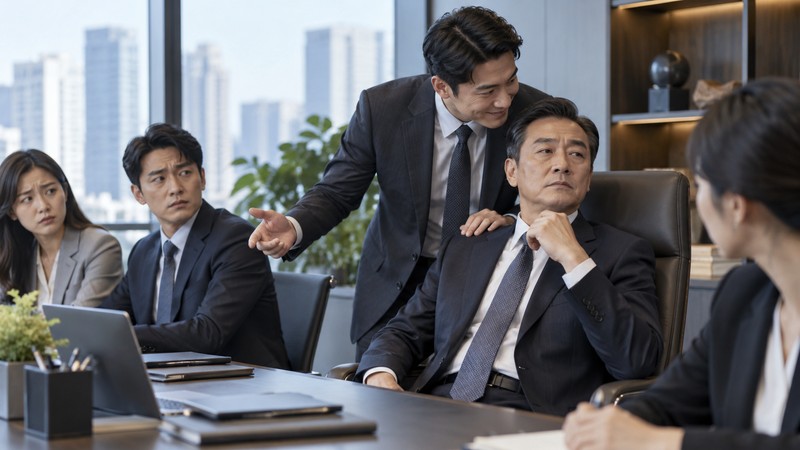 Hu Jia Hu Wei Meaning: Story, Pinyin, and Modern Examples 4 Employee pressures coworkers by standing beside a powerful executive