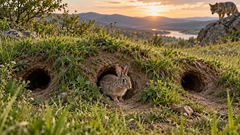 Jiao Tu San Ku Meaning: Story, Pinyin, and Modern Examples 2 Alert rabbit uses three separate burrow exits for safety
