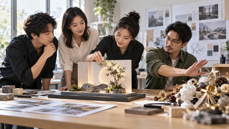 Creative team adds one useful finishing detail while rejecting unnecessary decoration