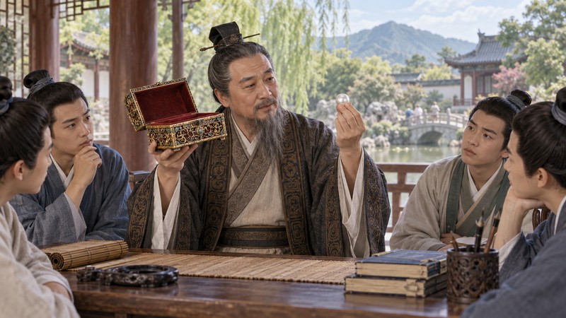 Mai Du Huan Zhu Meaning: Story, Meaning, and Modern Usage 3 Teacher contrasts the decorative box with the pearl inside