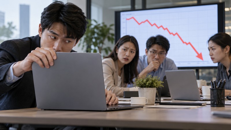 Employee hides a warning from himself while the problem remains visible