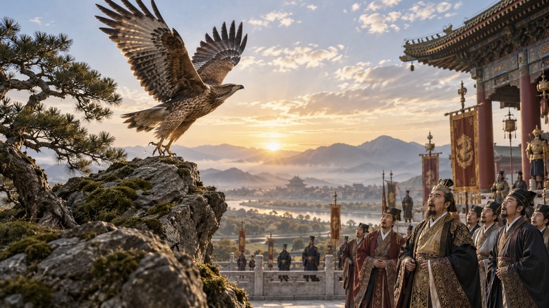 Yi Ming Jing Ren Meaning: Story, Pinyin, and Modern Examples 2 Dormant bird suddenly rises before amazed court observers